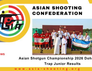 Asian Shotgun Championship 2026 Doha, Qatar – Trap Junior Results