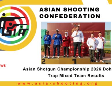 Asian Shotgun Championship 2026 Doha, Qatar – Trap Mixed Team Results