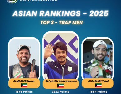 Asian Rankings 2025 Top 3 in Trap Men