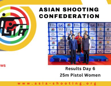 Day 6 Results - 25m Pistol Women at Asian Rifle/Pistol Championship 2026 New Delhi