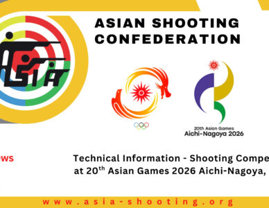 Technical Information - Shooting Competition at 20th Asian Games 2026 Aichi-Nagoya, Japan