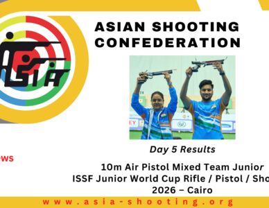 Day 5 Results - 10m Air Pistol Mixed Team Junior at ISSF Junior World Cup Rifle / Pistol / Shotgun 2026 – Cairo