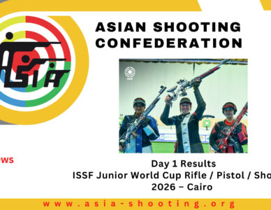 Day 1 Results - ISSF Junior World Cup Rifle / Pistol / Shotgun 2026 – Cairo