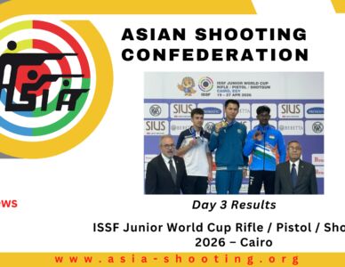 Day 3 Results - ISSF Junior World Cup Rifle / Pistol / Shotgun 2026 – Cairo