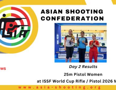 Day 2 Results at ISSF World Cup Rifle / Pistol 2026 Munich
