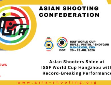Asian Shooters Shine at ISSF World Cup Hangzhou with Record-Breaking Performance