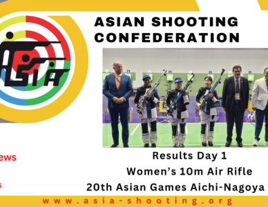 Results – Day 1: 10m Air Rifle Women | 20th Asian Games Aichi-Nagoya 2026