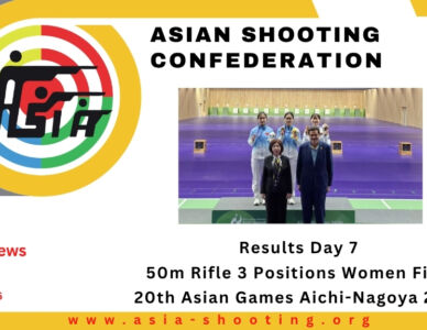 Results – Day 7: 50m Rifle 3 Positions Women | 20th Asian Games Aichi-Nagoya 2026