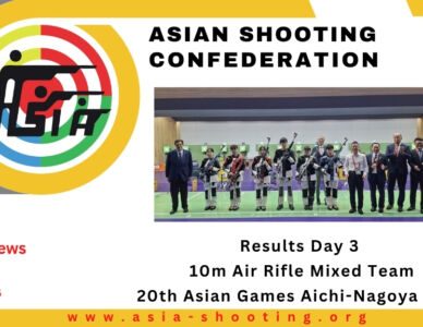 Results – Day 3: 10m Air Rifle Mixed Team | 20th Asian Games Aichi-Nagoya 2026