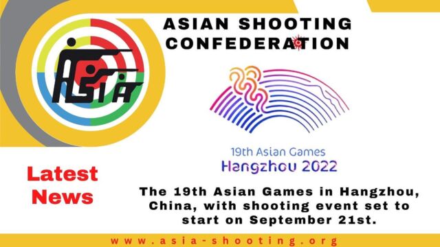 The 19th Asian Games are set to begin on September 23rd, 2023 in Hangzhou, China. The games will feature 40 different sports and disciplines, with thousands of athletes from across the Asian continent expected to compete.

One of the sports included in the event is shooting, which will take place from September 21st to October 1st, 2023. Shooting is a highly competitive sport in Asia, and the event is expected to draw top marksmen and women from across the region.

The shooting competitions will take place at Fuyang Yinhu Sports Center Shooting Range, Fuyang District, China PR, and all athletes from around Asia who have qualified will compete for 33 gold medals.With events including men's and women's rifle, pistol, and shotgun events, as well as mixed team events.